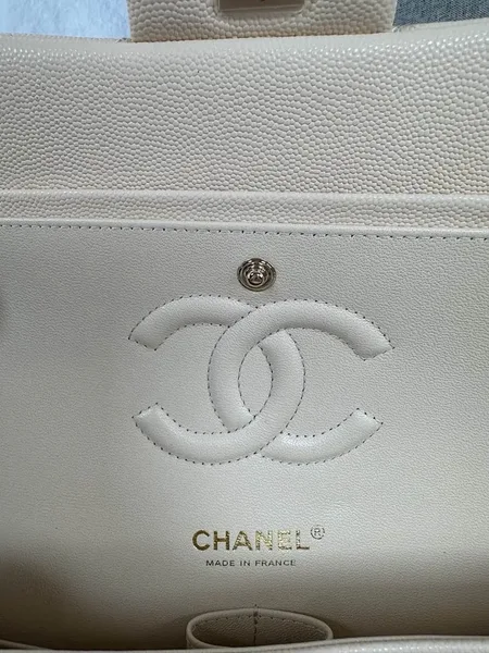 Chanel Classic Flap Medium Beige Gold Hardware Bag product view 6