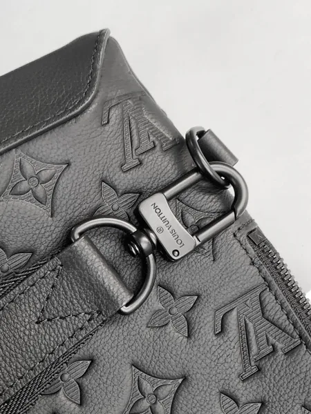 Louis Vuitton Duo Crossbody Sling Bag Black Embossed Monogram product view 4