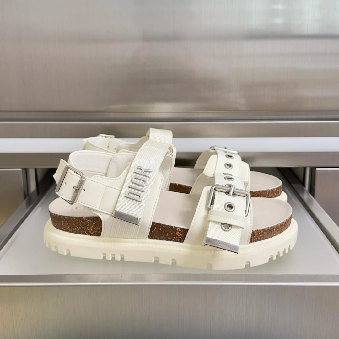 Dior Act Model Sandal In White product view 2