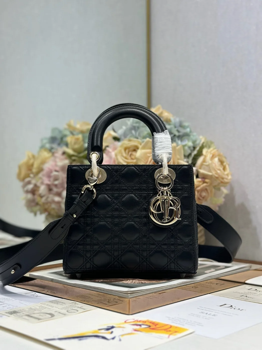 Dior Lady Small Black Handbag product view 1