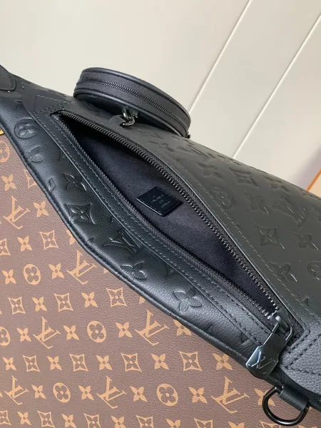 Louis Vuitton Duo Crossbody Sling Bag Black Embossed Monogram product view 7
