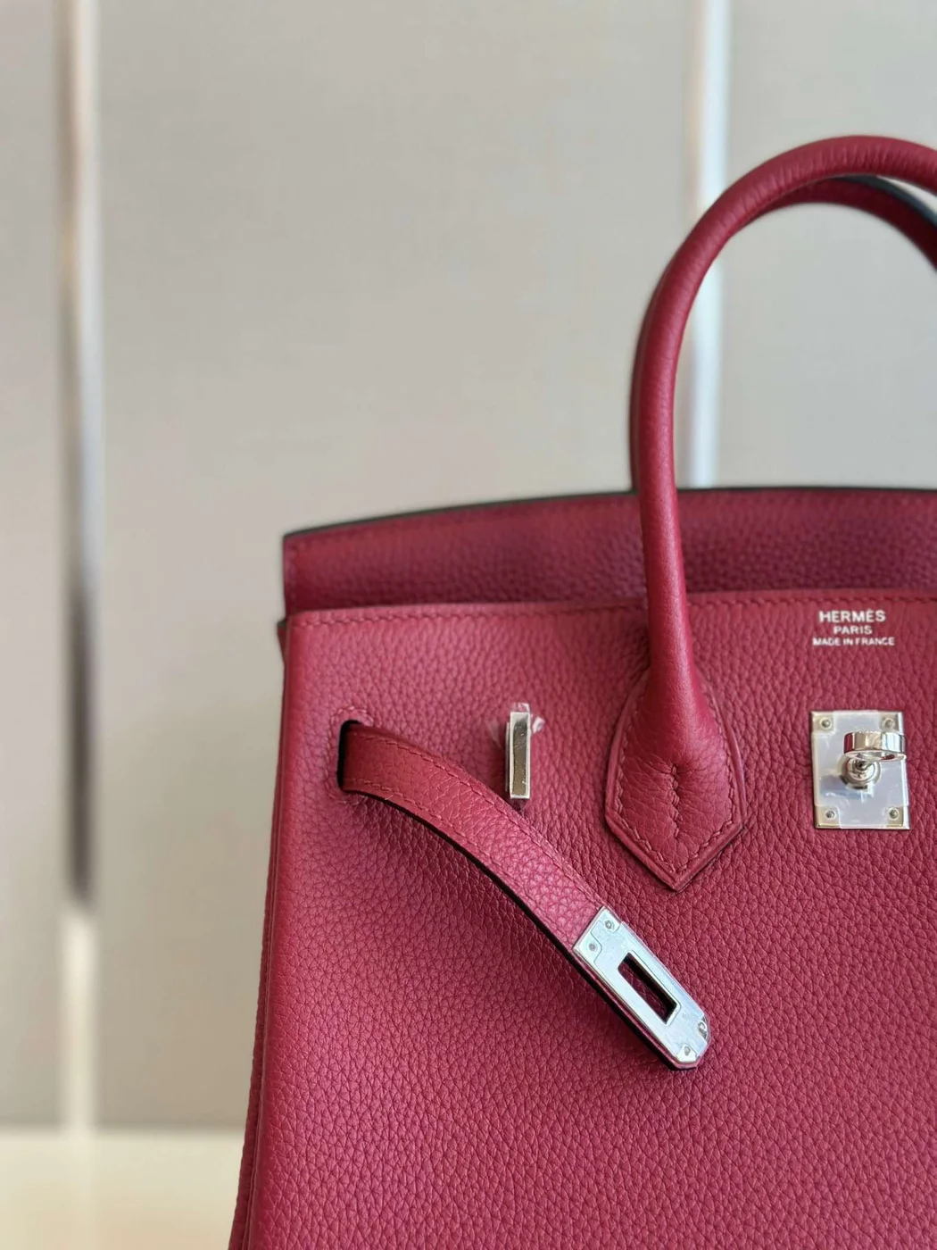 Hermès Birkin Phw Da Togo Handbags Dark Red 25 cm product view 4