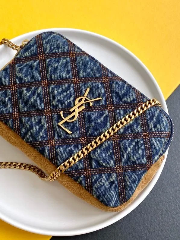 Saint Laurent Becky Double Zip Crossbody Ba Bag product view 4