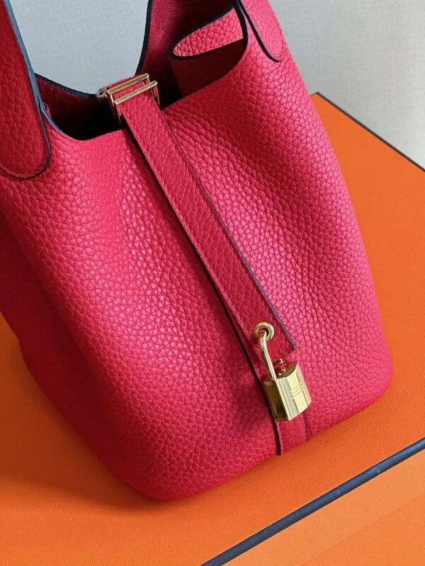 Hermès Picotin 18 Pink Togo Leather Gold Hardware Bag product view 2
