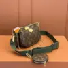 Louis Vuitton Multi Pochette Handle Fabric Green Handbags Monogram product view 5