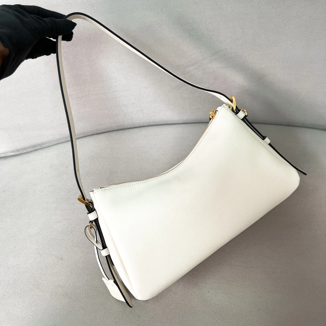 Prada Medium Aimée Shoulder Bag | White product view 3