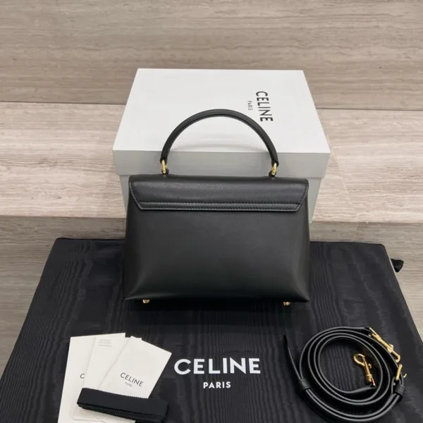 Celine Teen Nino Bag in Black product view 3