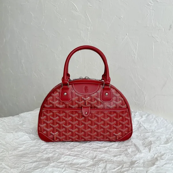Goyard Saint Jeanne Bag Coated Canvas PM Red 9496843 product view 1