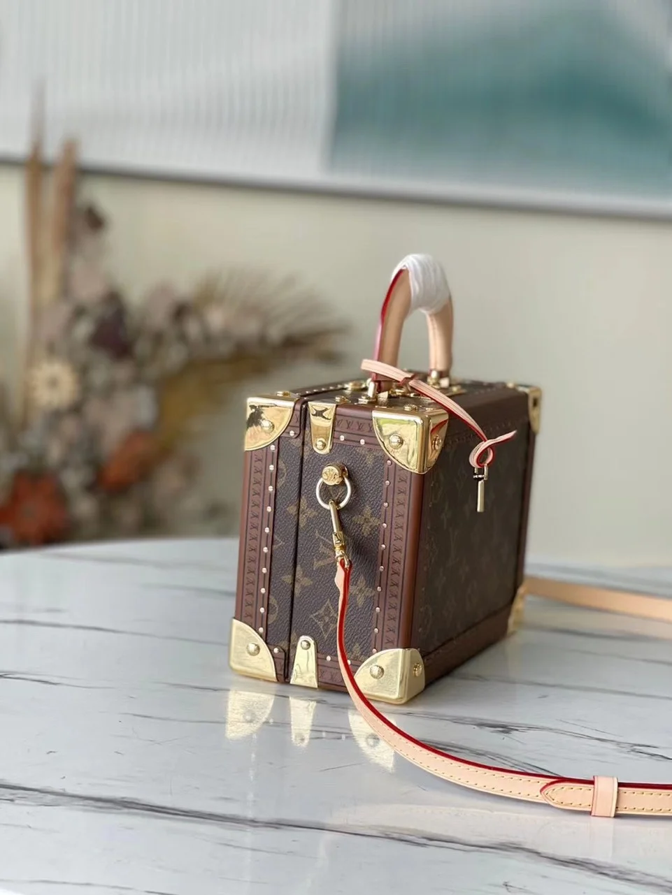 Louis Vuitton Valisette Tresor Monogram Handbags 22.5×14.5× .5 cm product view 2