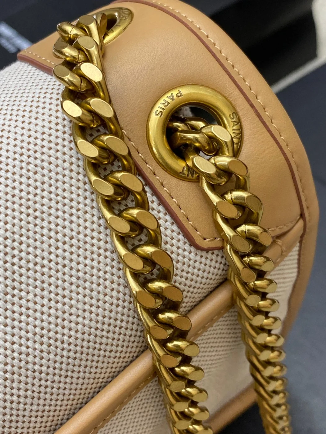 Saint Laurent Yves  Niki Bag Natural Canvas product view 4