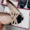 Valentino Women Black Patent Leather Studded Flats product view 4