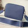 Louis Vuitton Fastline Men Handbags Blue 23.5x18x7cm product view 3