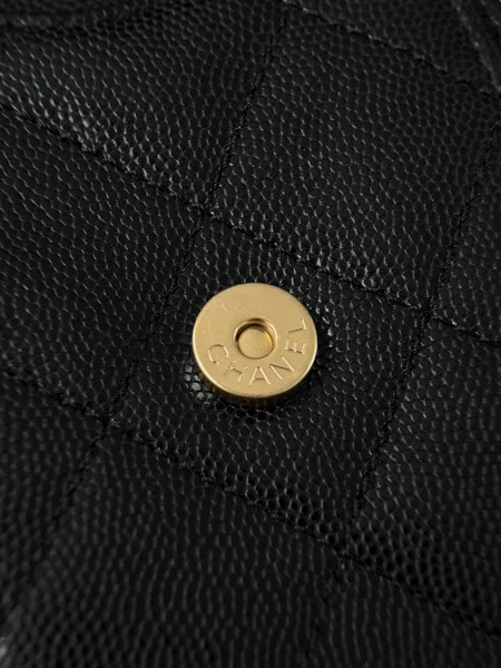 Chanel 25 Mini Black Gold hardware Bag product view 6