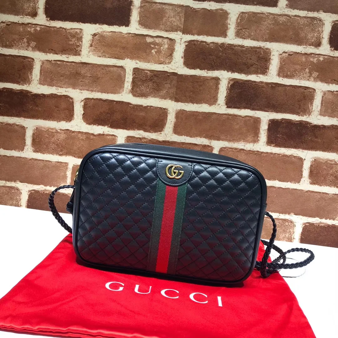 Gucci Black Mini Trapuntata Crossbody Bag Leather product view 1
