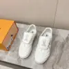 Louis Vuitton Women White Leather Sneakers product view 2