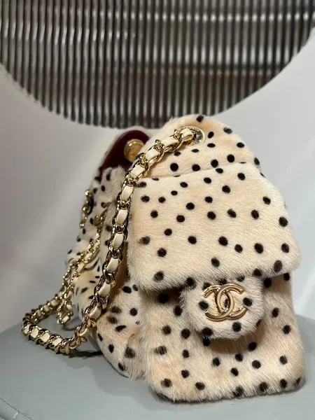 Chanel 25 Mini Cheetah Print Pony Hair Métiers d’art Collection Bag product view 2