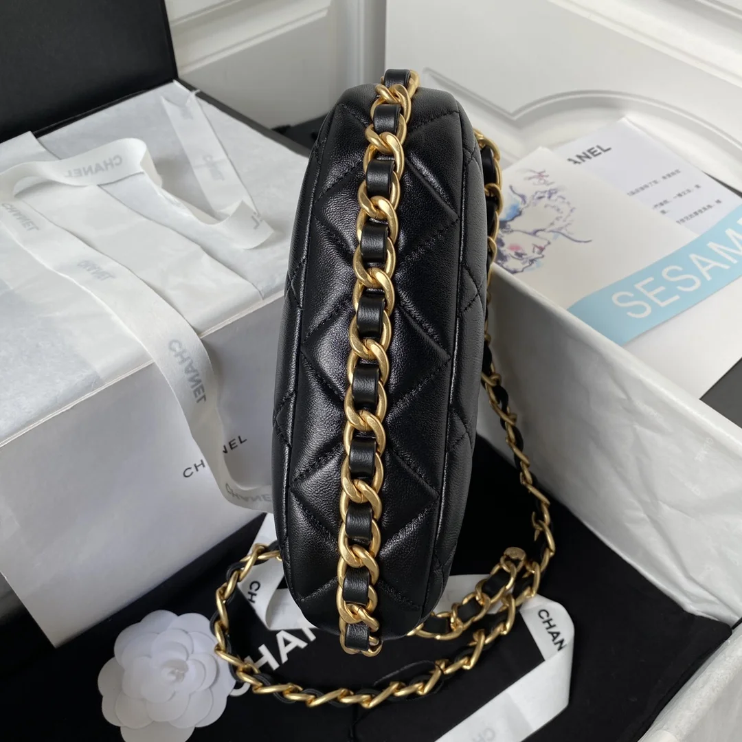 Chanel 22K Hobo Bag Logo Chain Lambskin product view 6