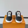 Louis Vuitton Men Black Leather Sneakers product view 2