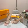Louis Vuitton Women Nude Patent Leather Block Heels product view 4