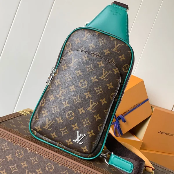 Louis Vuitton Avenue Slingbag 31 In Brown Mix Green Damier Graphite Canvas Bag product view 1