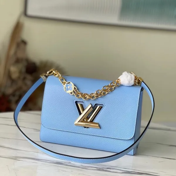 Louis Vuitton Twist Woman’s Blue Handbags 24 cm product view 1