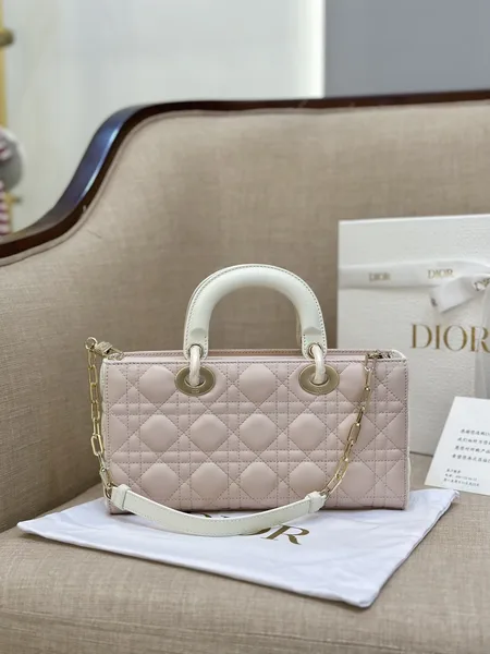 Dior D-Joy Women’s Handbag Pink Cowhide 26 cm product view 3