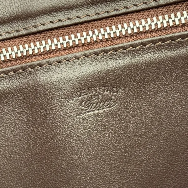 Gucci 26S Jackie Slim Shoulder Bag 28 In Dark Brown Calfskin product view 8