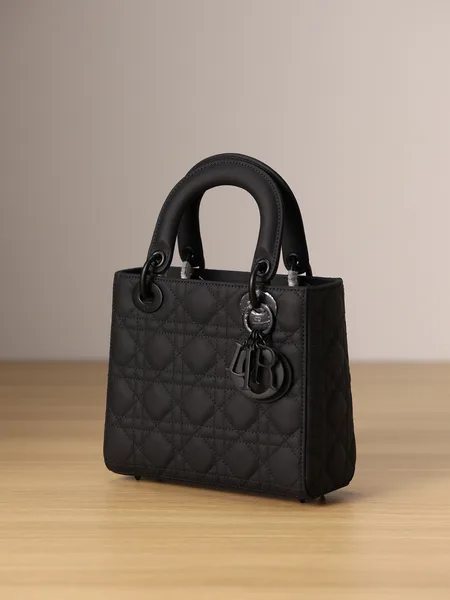 Dior Lady Matte Women’s Black Handbag 20 cm product view 2