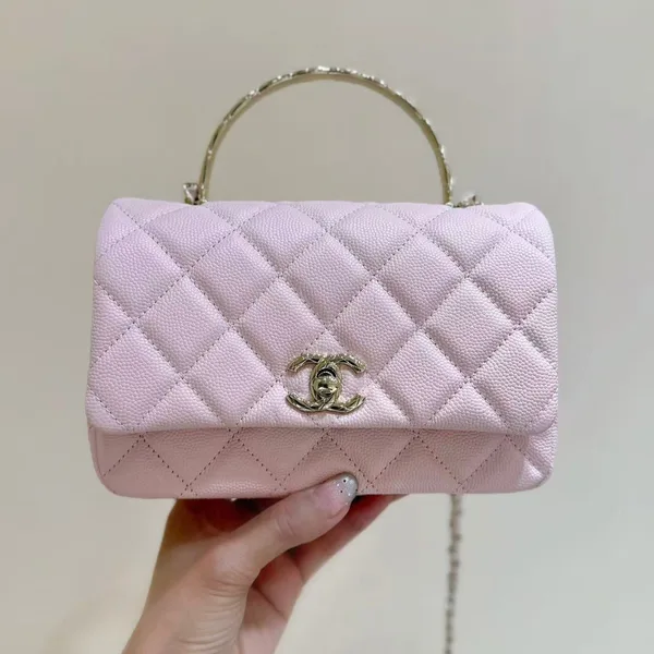 Chanel 25S Coco Crush Handle 18 In Pink Gold Hardware Bag product view 1