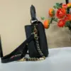 Louis Vuitton Capucines BB Black Cowhide Leather Handbags 21x14x8cm product view 6