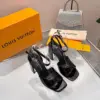Louis Vuitton Women Black Patent Leather Heels product view 3