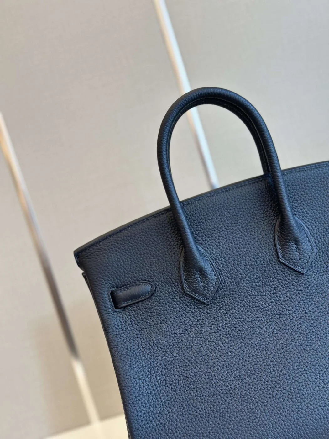Hermès Birkin 30 Dakr Blue Togo Leather Palladium Hardware Bag product view 6