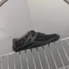 Hermès Women Black Mesh Leather Sneakers product view 6