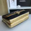Chanel Woman’s Handbags Black Mix Yellow Leather 25 cm product view 6