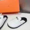 Hermès Women White Leather Mules product view 6