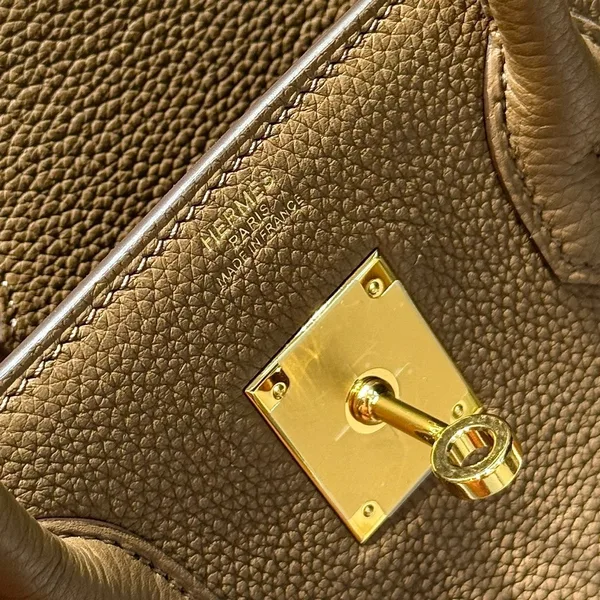 Hermès Birkin 30 In Coffee Gold Hardware Bag product view 6
