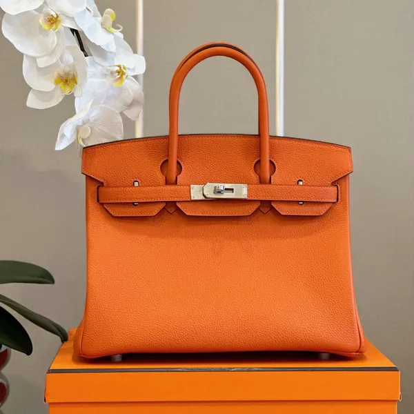 Hermès Birkin 30 Orange Palladium Hardware Bag product view 1