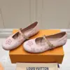 Louis Vuitton Women Pink Patterned Leather Mary Janes product view 5