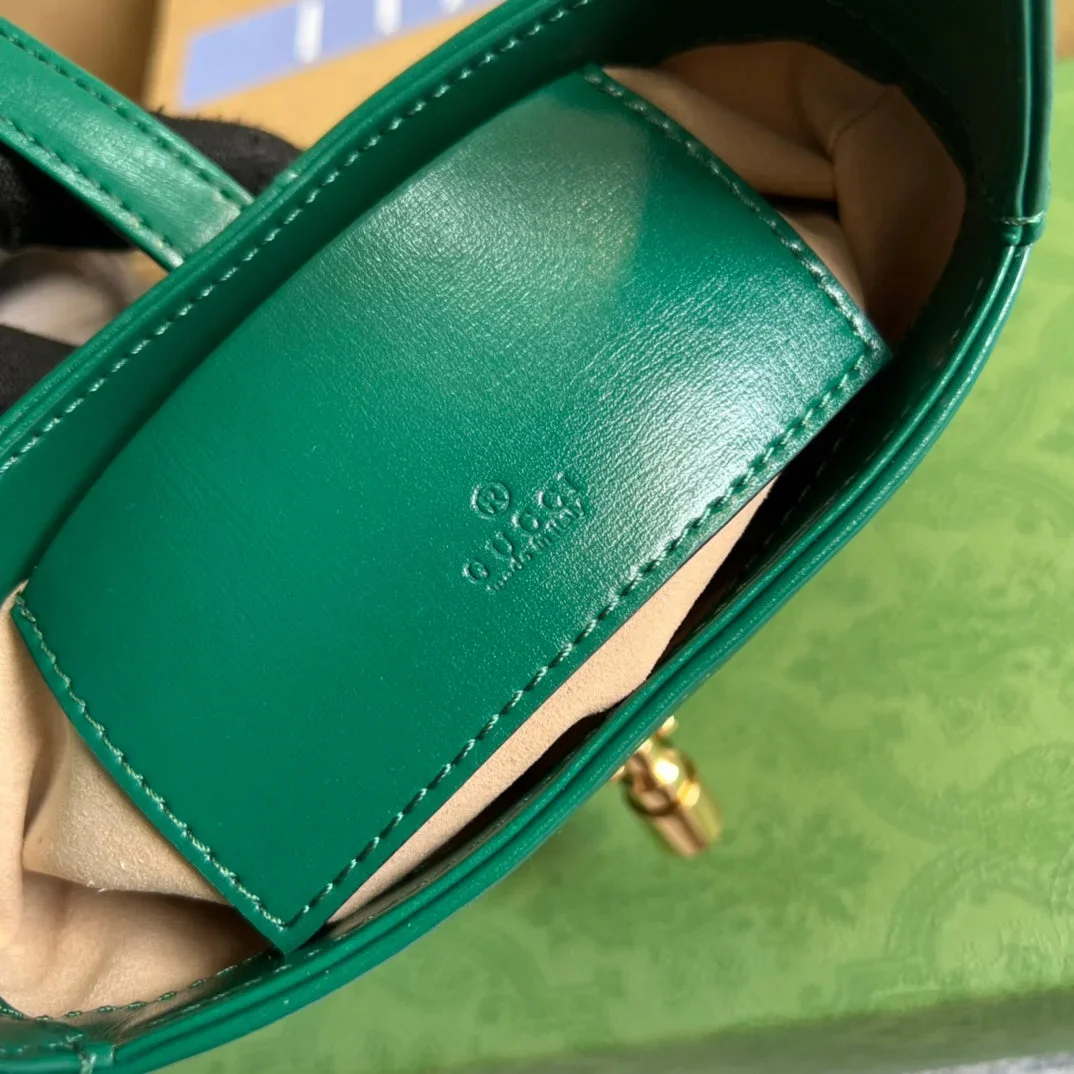 Gucci Jackie Mini 19 Shoulder Bag In Green Forest Calfskin product view 6