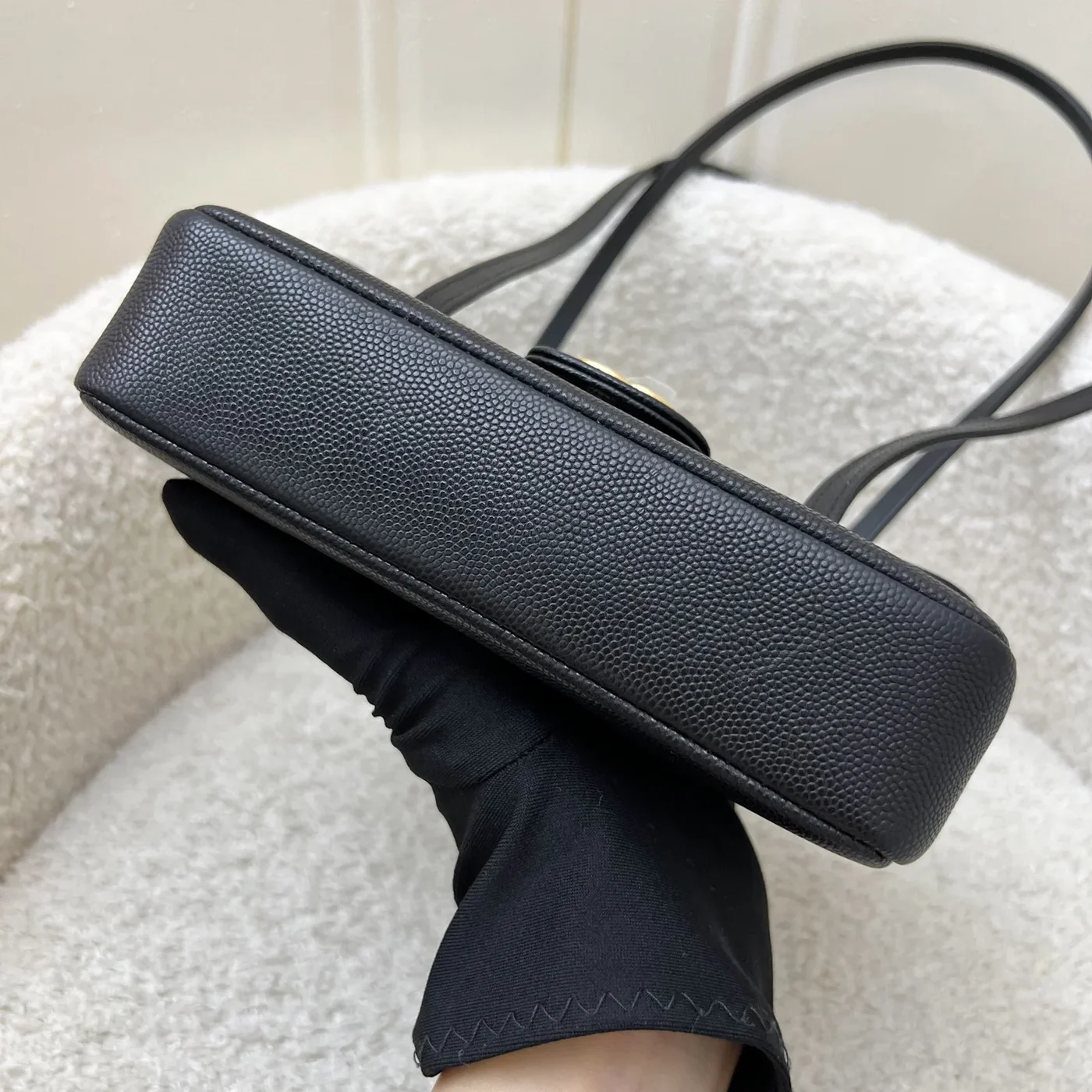 Chanel Preppy Coco Mini Flap Black Bag product view 5