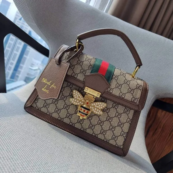 Gucci Queen Margaret Leather Handbag product view 1
