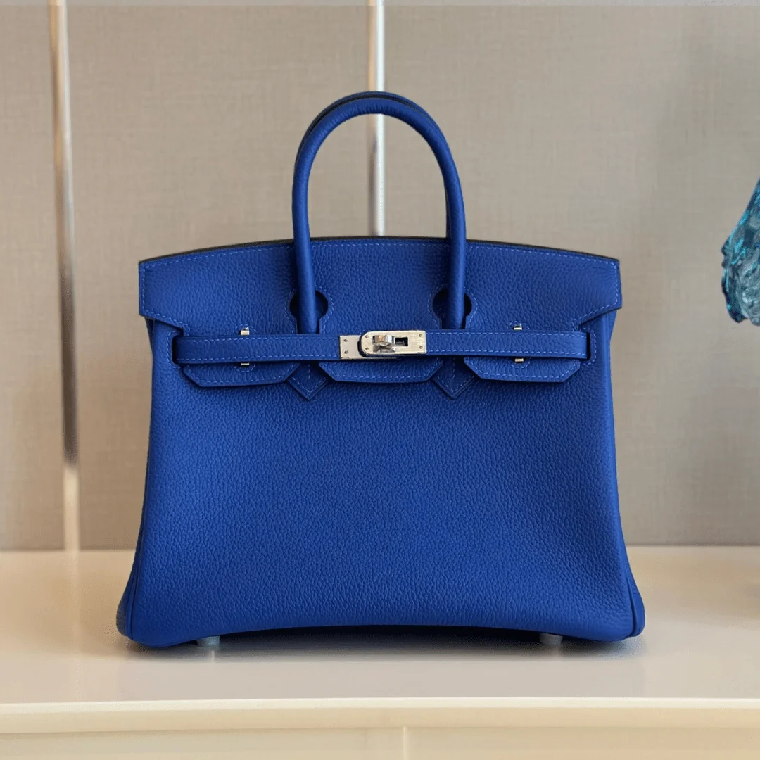Hermès Birkin 30 Bleu Zelliege Epsom Palladium Hardware Bag product view 1