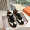 Hermès Women Black And White Mesh Sneakers product view 3