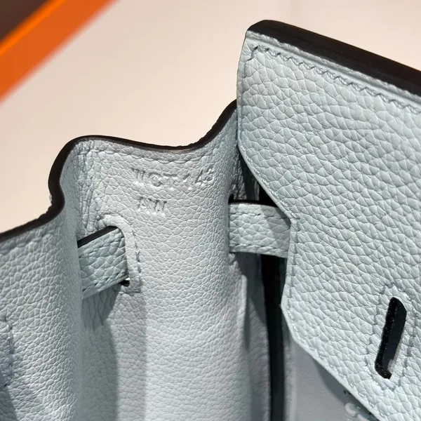 Hermès Birkin 25 In Cloud Blue Silver Hardware Bag product view 9
