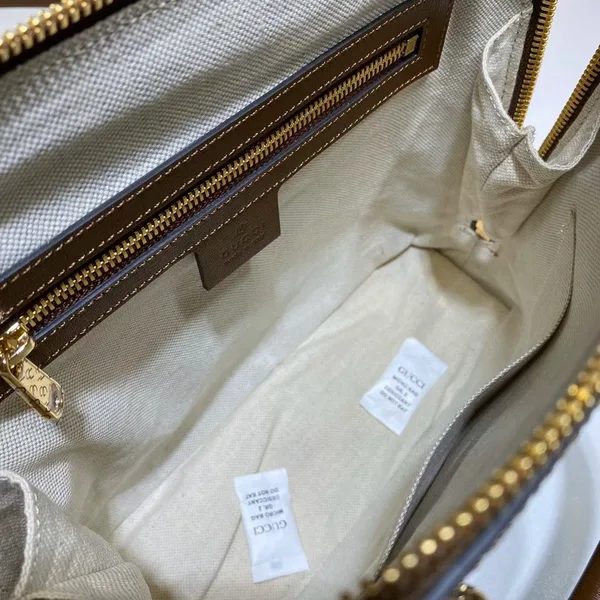 Gucci GG Supreme Canvas Horsebit 1955 Small Top Handle Bag product view 5