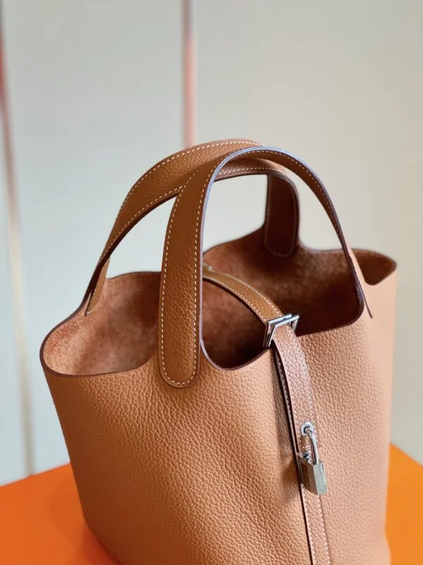 Hermès Picotin 18 Brown Silver Hardware Bag product view 2