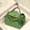 Hermès Minikelly 20 Green Gold Hardware Bag product view 4