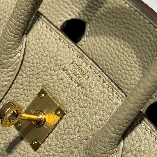 Hermès Birkin 25 In Dark Khaki Gold Hardware Bag product view 5