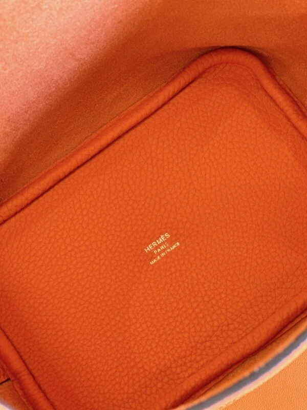 Hermès Picotin 18 Orange Togo Leather Gold Hardware Bag product view 6