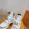 Louis Vuitton Women White Mesh Multicolor Logo Sneakers product view 2